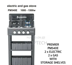 Premier 2E+2G With Storange Shelves Cooker