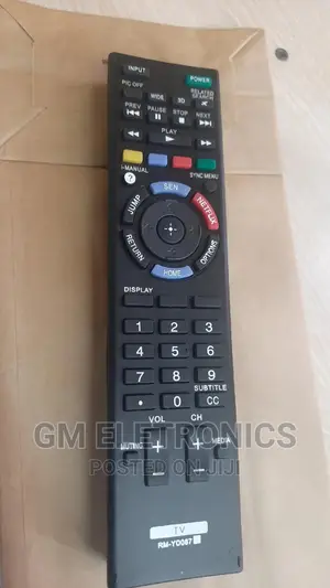 Sony RM-YD087 Remote Control.