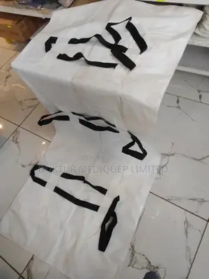 White Body Bag With Polythene Lining-Size 24X80* Approx