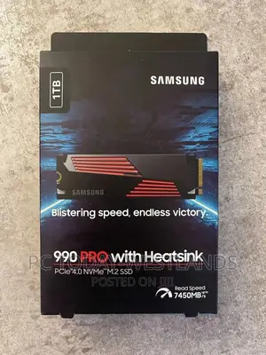 Samsung - 990 Pro 1tb Internal SSD Pcie Gen 4 Nvme Heat Sink