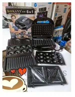 *6 in 1 Sokany Sandwich Maker