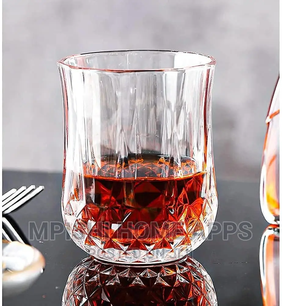 Diamond Crystal Whiskey Glasses