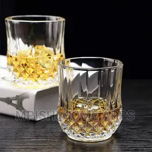 Diamond Crystal Whiskey Glasses