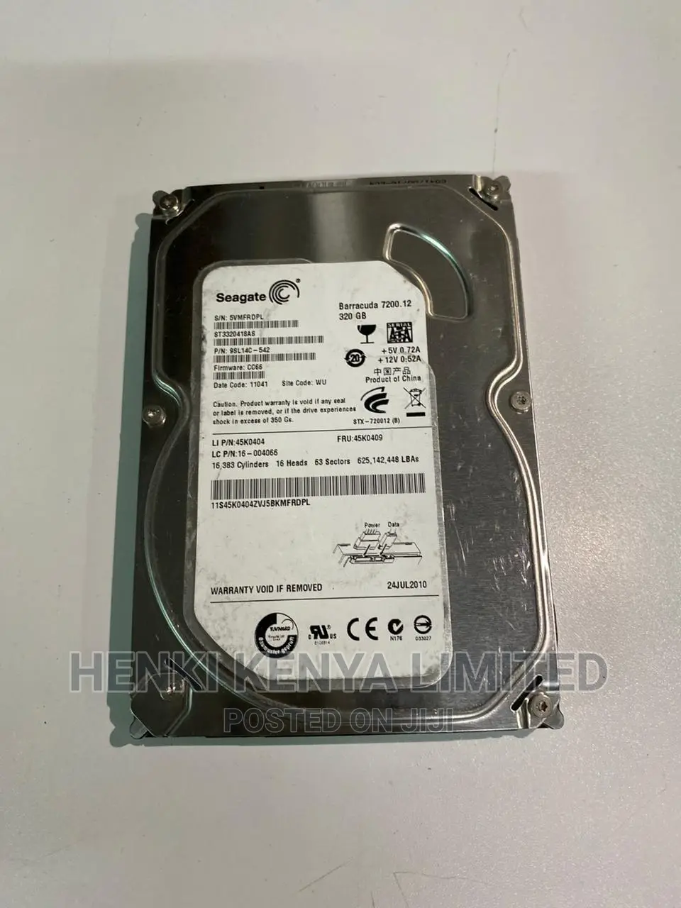Seagate Desktop 500gb Internal Hard Drive in Stock