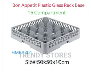 HMBA301 Plastic Glass Rack Base 16