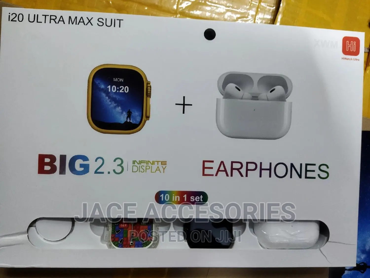I20 Smartwatch+ Earphone 10 in One