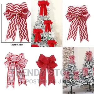 Christmas Tree Bow Knot Decor
