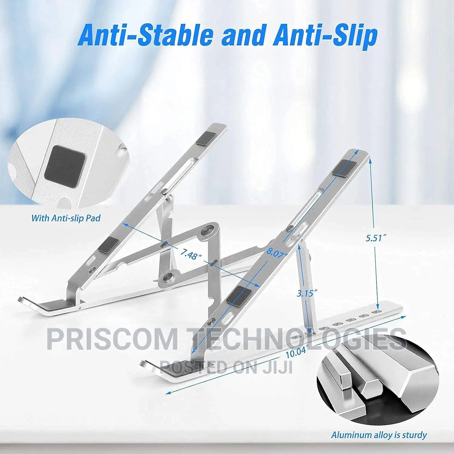 Laptop Stand for Laptops Mac Macbook Pro Adjustable Portable