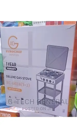 Eurochef 50*55 Free Standing 3gas 1electric Cooker