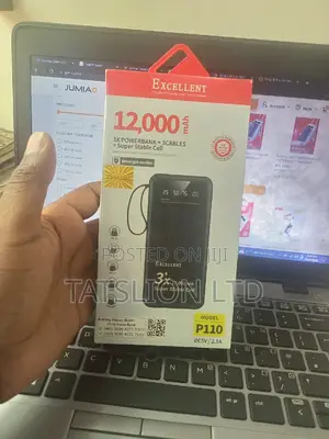 Excellent Power Bank Super Fast 12000mah
