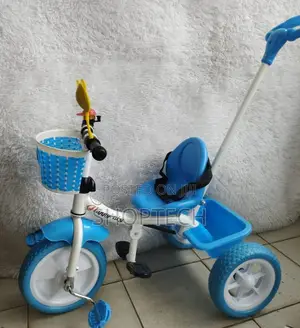Tricycle With Push Handle