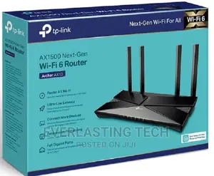 .Tp-Link AX1500 Wi-Fi 6 Router - TL-ARCHER AX10