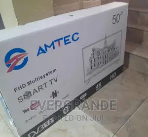 Amtec 50 Inches Smart Android Frameless 4 K Tv
