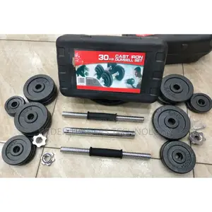 Adjustable Chrome Dumbbells Set With Carry Case Sets 30kg