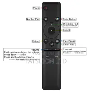 Samsung Curved Tv Remote New