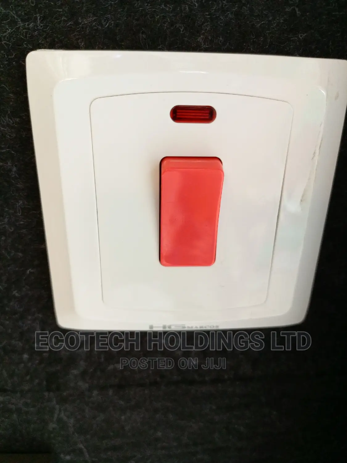 Silver Water Heater Switch