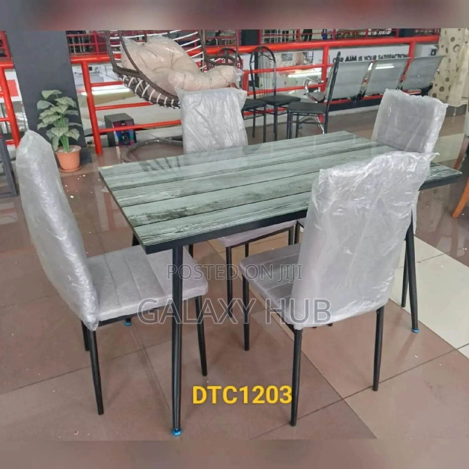 Dining Table and Chairs, DTC-1203, of 4
