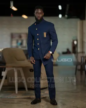 Custom Made Chinese Collar Slim Fit Suits