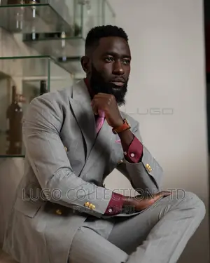 Double Breast Pinstripe Suit
