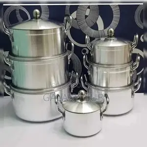 Aluminum Sufuria Tornado Stainless 14pcs