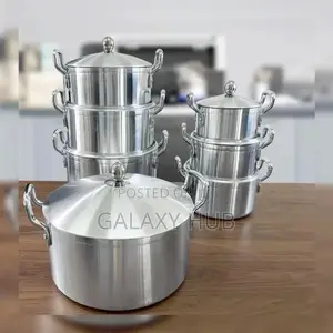 Tornado Stainless Aluminium Cookware Sufuria Set 14pcs