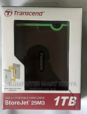 Transcend External HDD 1TB - Iron Grey