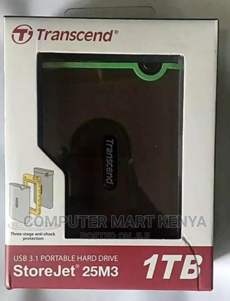 Transcend External HDD 1TB - Iron Grey