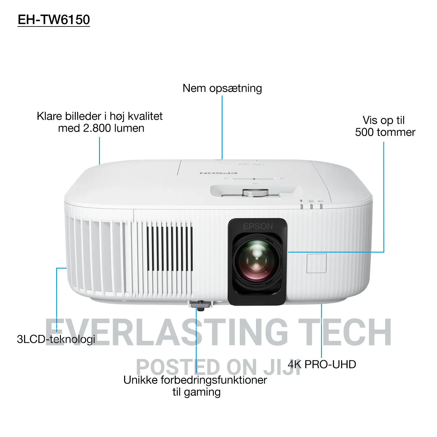 Epson EH-TW6150 3LCD Projector