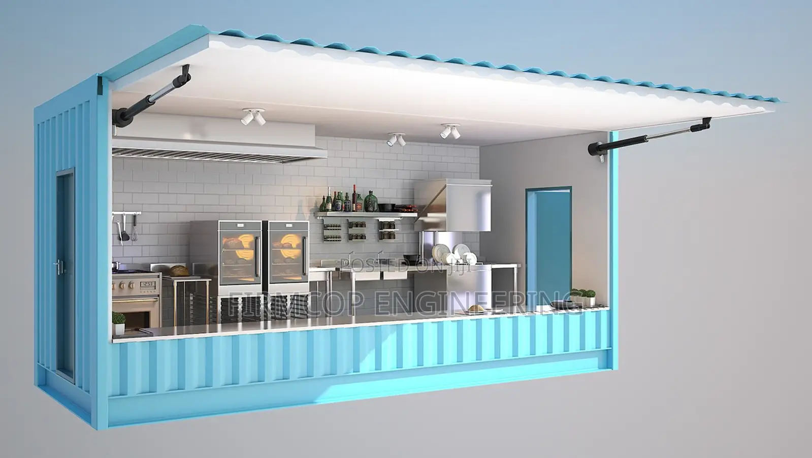 20ft Custom Container Kitchen