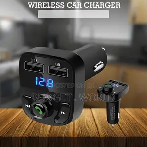 X8-Wireless FM Radio and Bluetooth Car Modulator With Charge