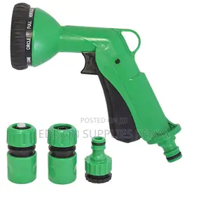 Trapp Spray Gun Water Gun 10 Patterns + Hose Connectors Pipe