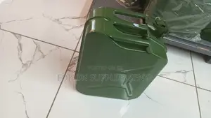 Fuel Tank Fuels Jerry Can 20 Litres Metallic Storage Tin Heavy Duty