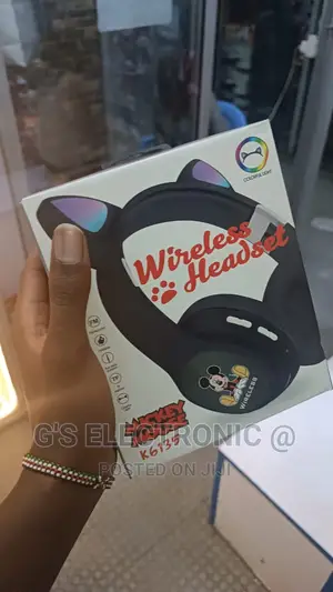 Kids Headphones (Black Headphones)