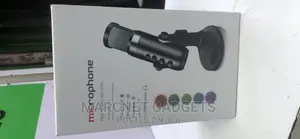 USB RGB Pro Deaktop Live Microphone 360s With Sound Card