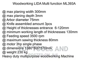 Lida Table Saw Multi-Use Woodworking Machine