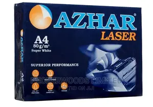Azhar Laser Super Printing and Copy Paper (80g) Pack of 5