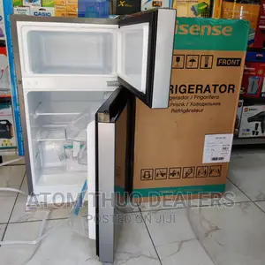 *Hisense 91litres Double Door Fridge , 