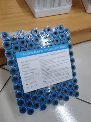 Blue Top Vacuum Blood Collection Tubes 100pcs Glass
