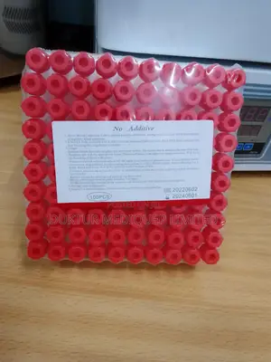 Plastic Red Top Vacuum Blood Collection Tubes 100pcs