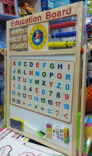 Multipurpose Double-Sided Magnetic Wooden Writing Board