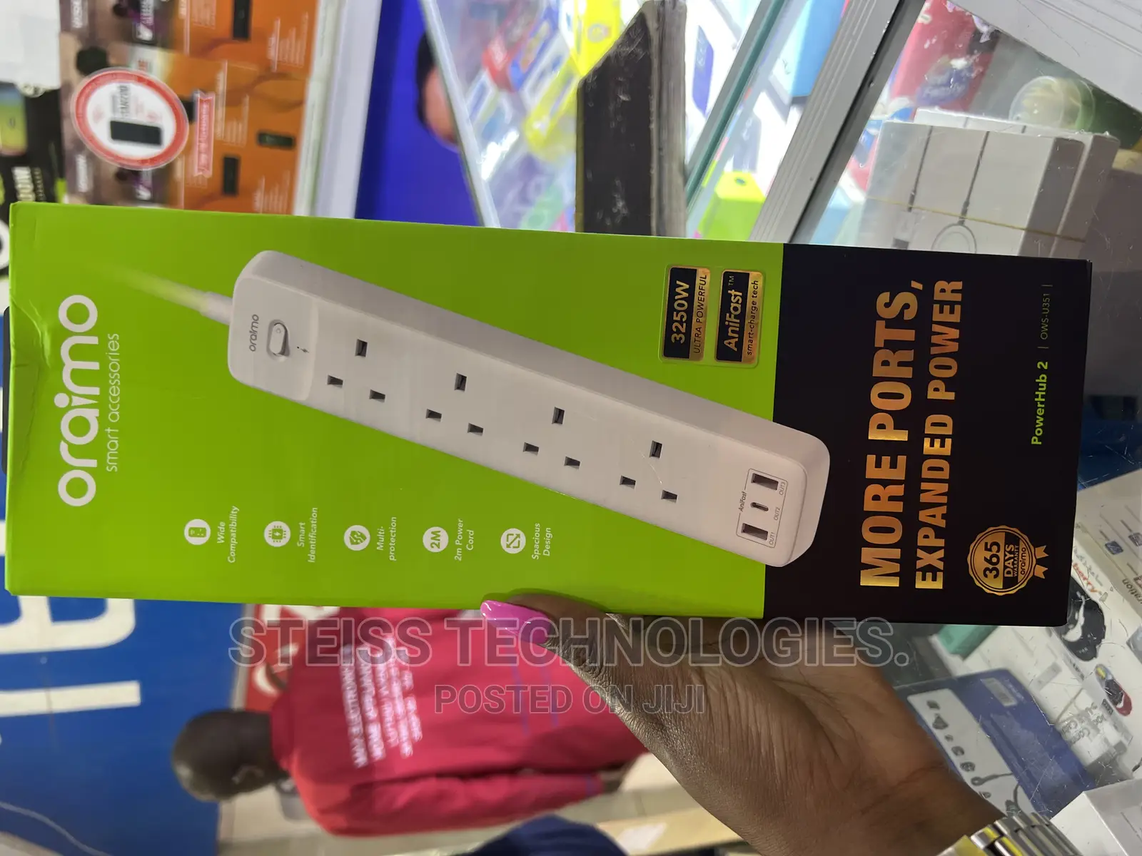 Oraimo Anifast Extension Cables.