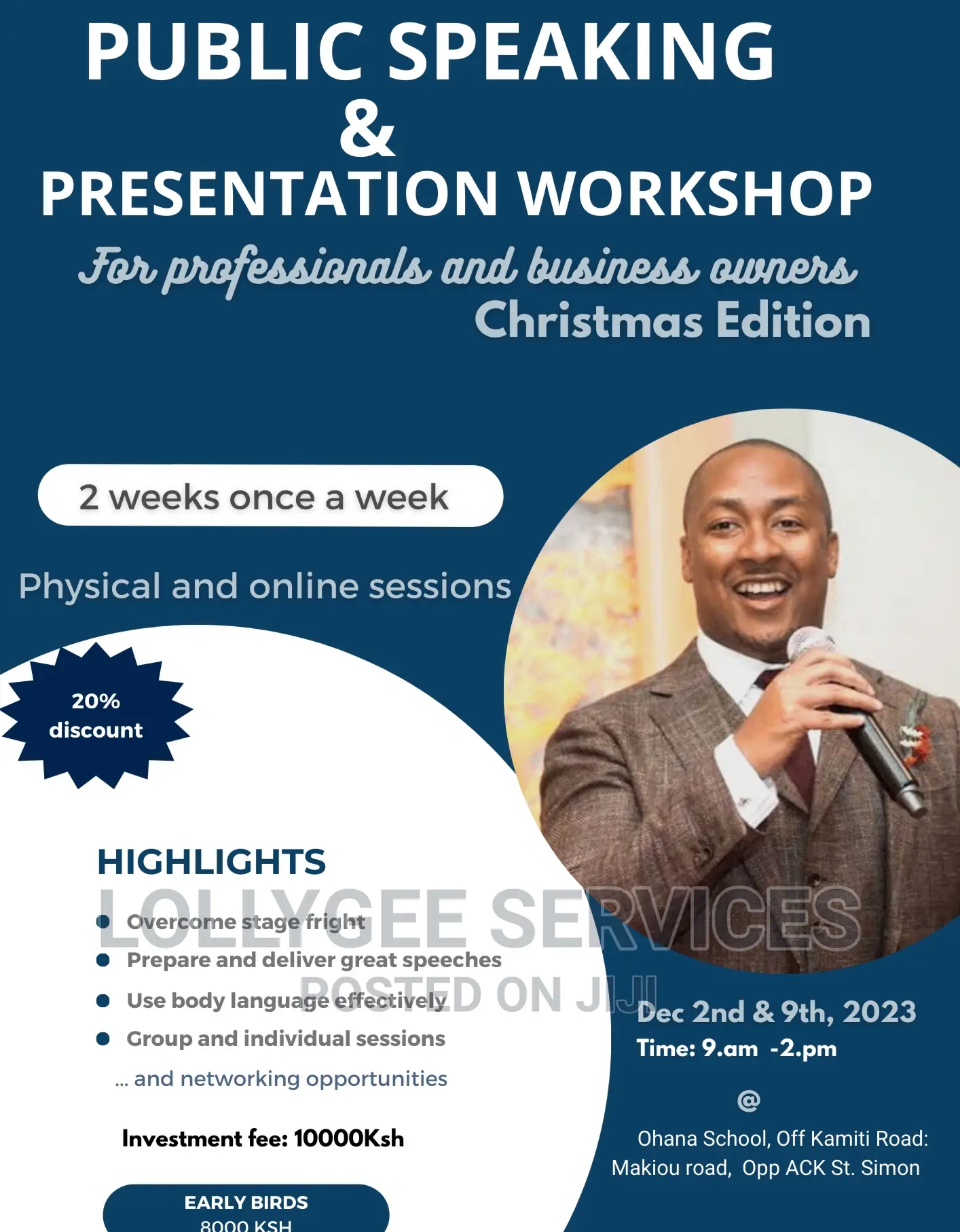 Virtual Public Speaking/Spoken English Classes