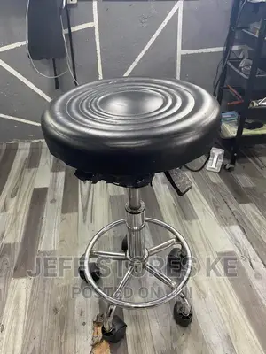 Unique Pedicure Stool Black