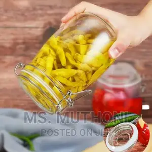 1.8 L Airtight Storage Clip Top Jars