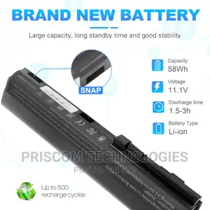 HP Elitebook 2560P Laptop Battery