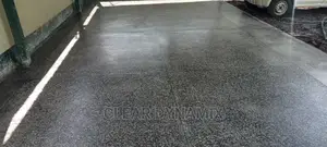 Dark Dark Grey Terrazzo