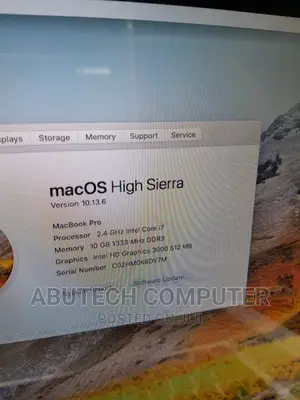 Laptop Apple MacBook 2011 12GB Intel Core I7 SSD 256GB