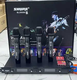 Shure Blx9500 Uhf 4pcs Wireless Microphone System
