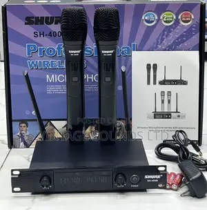 SHURE SH-400B 2pcs Wireless Microphone System