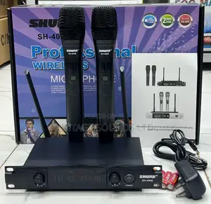 Original Shure Sh-400b Wireless Microphone System (Black )